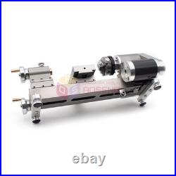 Precision DIY Mini Lathe Small Desktop Micro Lathe Machine for Wood Metal