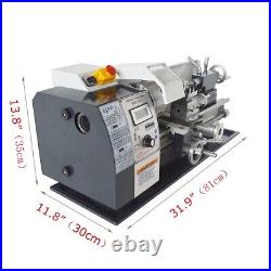 Precision Mini Metal Lathe 900W 110V Micro Lathe Metric Thread WM210V Type