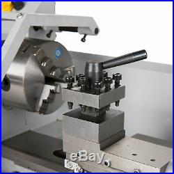 Precision Mini Metal Lathe Metalworking DIY Processing Variable Speed 8x 14