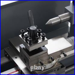 Preenex Turning Cutting Drilling Threading Mini Lathe Machine 550W 7x12 2250rpm
