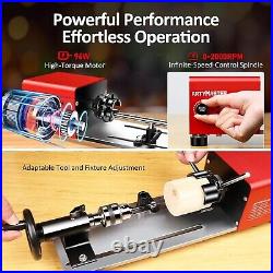 Professional Benchtop Lathe with 24VDC Power Comprehensive Tool Kit Included