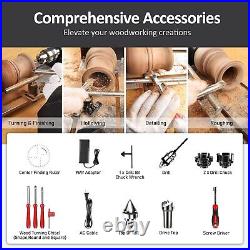 Professional Benchtop Lathe with 24VDC Power Comprehensive Tool Kit Included