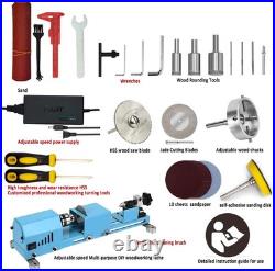 Professional Table Top Mini Wood Lathe Perfect for Crafting Beads & Pens