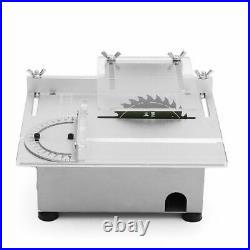 Raitool T4 Mini Table Saw Wood Electric Polisher Grinder Working Bench Lathe DIY