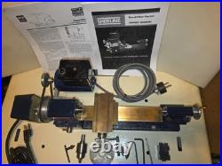 Rare SHERLINE 1000 Blue Australia All Brass Watch LATHE Power feed Mill Tooling