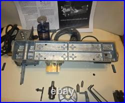 Rare SHERLINE 1000 Blue Australia All Brass Watch LATHE Power feed Mill Tooling