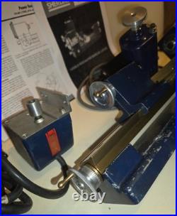 Rare SHERLINE 1000 Blue Australia All Brass Watch LATHE Power feed Mill Tooling