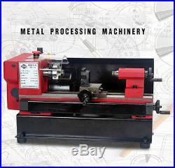 SIEG 220V Mini metal processing machine Metal lathe + 65mm 3 jaw chuck