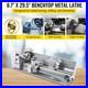 SIHAO Mini Metal Lathe 8.7×29.5 Metalworking Machine Precision Variable Speed
