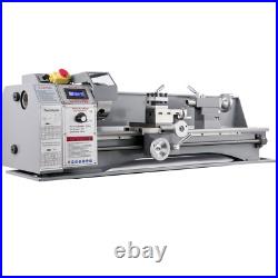 SIHAO Mini Metal Lathe 8.7×29.5 Metalworking Machine Precision Variable Speed