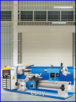 SIHAO Mini Metal Lathe Machine 7x14 Benchtop Digital 550W Variable Speed LED