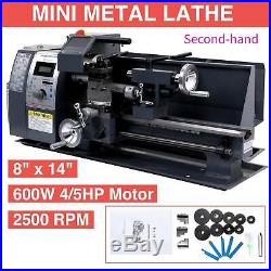 Secondhand Digital 600W 8x 14Mini Metal Milling Lathe Variable 2500RPM DCMotor