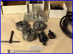 Sherline 4345 Mini MILL 970-506 8 Lathe With Extras