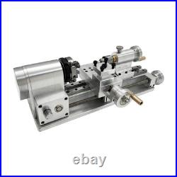 Small Metal Mini Micro Lathe Machine with4-Way Tool Post&3-Jaw Chuck 2000-6000RPM