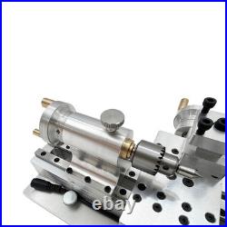 Small Metal Mini Micro Lathe Machine with4-Way Tool Post&3-Jaw Chuck 2000-6000RPM