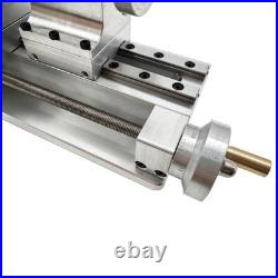 Small Metal Mini Micro Lathe Machine with4-Way Tool Post&3-Jaw Chuck 2000-6000RPM