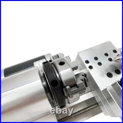 Small Metal Mini Micro Lathe Machine with4-Way Tool Post&3-Jaw Chuck 2000-6000RPM