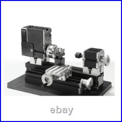 Soft Metalworking Mini Metal Lathe Woodworking DIY Model Making 60W High Power Soft Metalworking Mini Metal Lathe Woodworking DIY Model Making 60W High Power