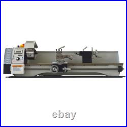 TECHTONGDA Metric Precision Metal Wood Bench Lathe Power Mini Turning Lathe
