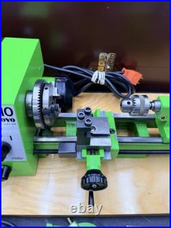TOYO ML-210 Small Mini Desktop Lathe With Lots Of Accessories TESTED WORKS