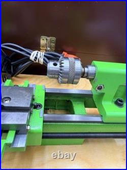 TOYO ML-210 Small Mini Desktop Lathe With Lots Of Accessories TESTED WORKS