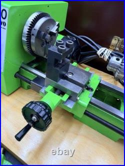 TOYO ML-210 Small Mini Desktop Lathe With Lots Of Accessories TESTED WORKS