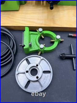 TOYO ML-210 Small Mini Desktop Lathe With Lots Of Accessories TESTED WORKS