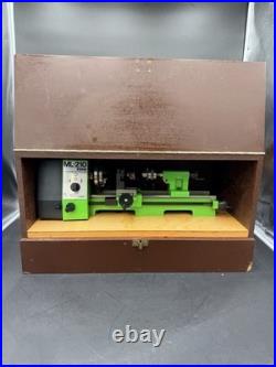 TOYO ML-210 Small Mini Desktop Lathe With Lots Of Accessories TESTED WORKS