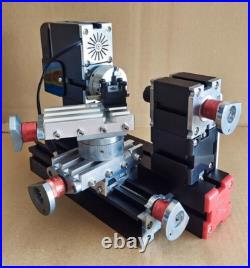 TZ20002MR 60W Mini Metal Lathe Soft Metalworking Woodworking DIY Model Making