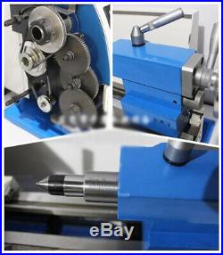 Techtongda Precision Mini Metal Lathe Multifunctional DIY Bench Lathe 110V