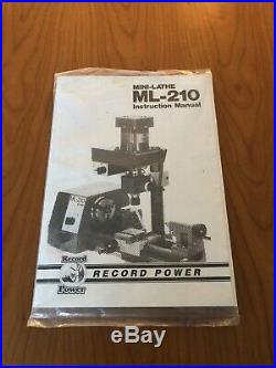 Toyo ML-210 Mini Lathe (Record) & Milling Attachment & Accesories ALL NEW BOXED