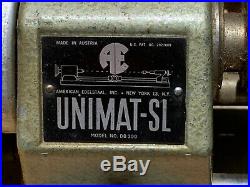 UNIMAT-SL Precision Mini Metal Lathe Austria Model DB200