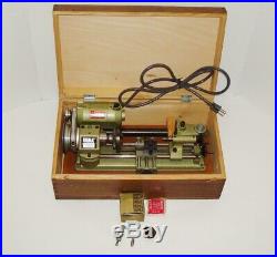 UNIMAT SL1000 American Edelstaal Austria Mini Jeweler Watchmaker Gunsmith Lathe