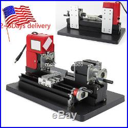 UPS Fast! Mini Metal Working Lathe Motorized Machine DIY Tool Metal Woodworking