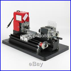 UPS Fast! Mini Metal Working Lathe Motorized Machine DIY Tool Metal Woodworking