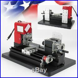 UPS Fast! Mini Metal Working Lathe Motorized Machine DIY Tool Metal Woodworking