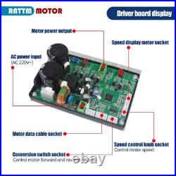 US SHIP? 600W 110V DC Brushless Lathe Spindle Motor+Main Control Board Controller