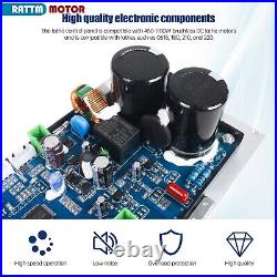 US SHIP? 900W 110V DC Brushless Lathe Spindle Motor 4000RPM+Lathe Controller