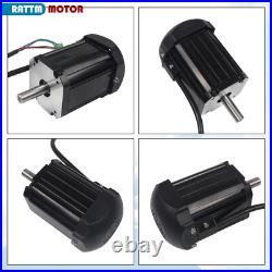 US SHIP? 900W 110V DC Brushless Lathe Spindle Motor 4000RPM+Lathe Controller