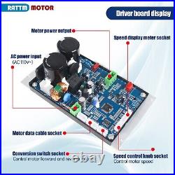 US SHIP? 900W 110V DC Brushless Lathe Spindle Motor 4000RPM+Lathe Controller