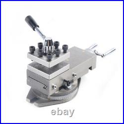 US Universal AT300 Mini Metal Lathe Machine Tool Holder Metalworking Stroke 80mm