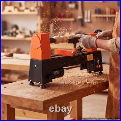 Uimoso 8 x 13 Mini Wood Lathe with Variable Speed for Benchtop Woodworking
