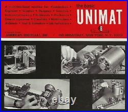 Unimat Db-200 Mini Lathe Original Made In Austria