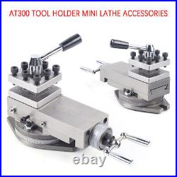 Universal AT300 Tool Holder Mini Lathe Accessories Metal Change Lathe Assembly