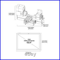 Universal Mini Metal Lathe Machine Motorized Metalworking DIY CNC Tool Woodworki
