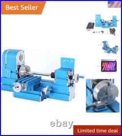 Universal Mini Metal Lathe Machine Motorized Metalworking DIY Tool Benchtop W