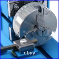 Universal Mini Metal Lathe Machine Motorized Metalworking DIY Tool Benchtop W