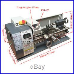 Upgrade 750W 8 X 16 Mini Metal Jade Steel Lathe Metric/inch Process Bench Top