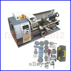 Upgrade 750W 8 X 16 Mini Metal Jade Steel Lathe Metric/inch Process Bench Top