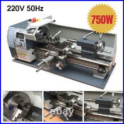 Upgrade 750W Mini Metal Lathe Machine Metric / inch Gear 220V 8 X 16 Metalwork